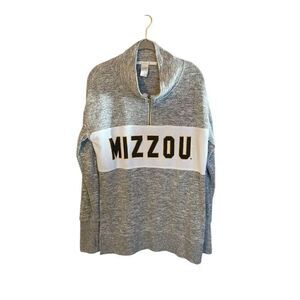 Chick a d women’s Missouri Tigers, gray, comfy, long sleeve fleece size medium ￼